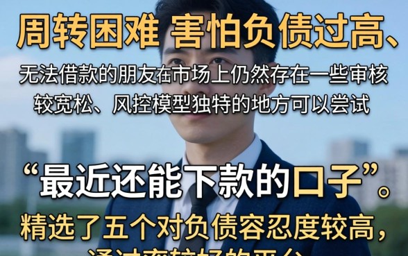 最近还能下款的口子，概览5个不看负债的网贷软件