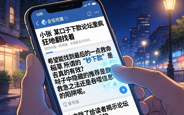 口子下款论坛中隐藏的风险，归纳5个值得信赖的借钱口子