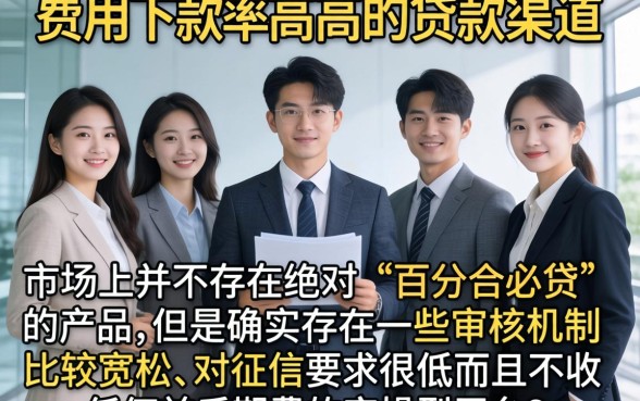 无前期必下的贷款口子，整合五个门槛低易下款软件