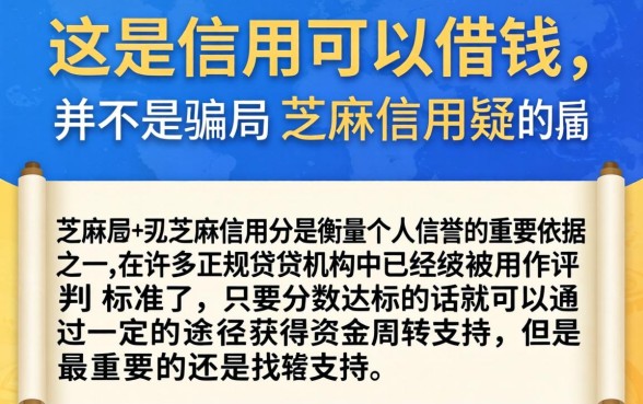 是骗局还是真的，胪列五个芝麻信用可以借钱的软件