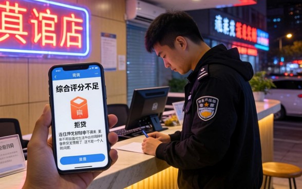 征信黑花了能开宾馆吗，陈列五个黑户都能下的口子