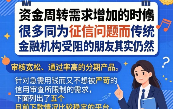 年底放水分期贷款口子，诚意推荐五个轻松借款无征信记录的软件