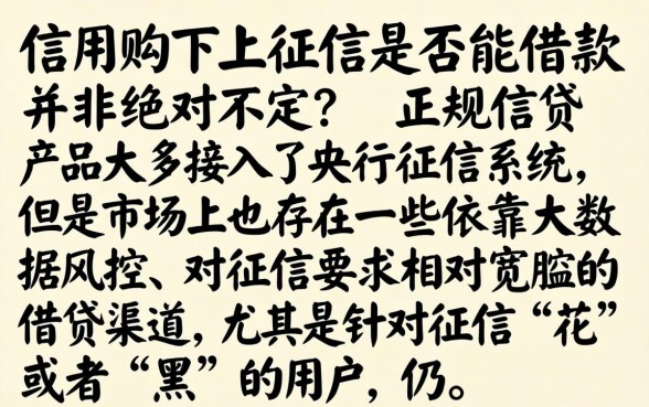 信用购不上征信能借款吗，诚意推荐五个无视黑花半夜下款的网贷平台
