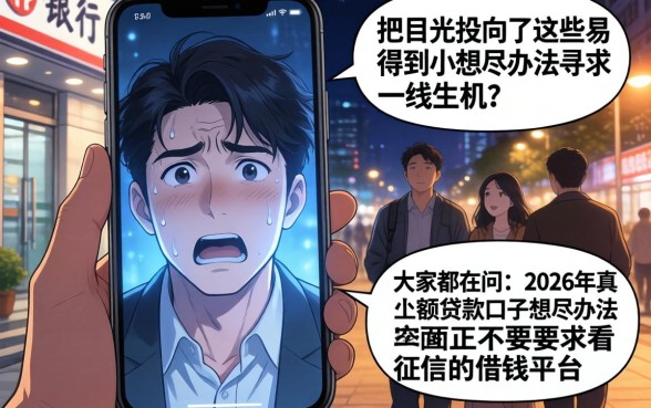 容易下的小贷口子，热忱推荐5个不看征信的借钱平台