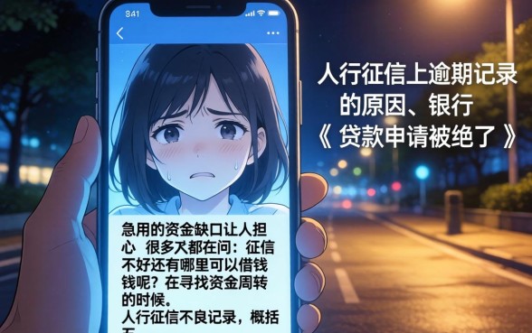 人行征信不良记录，概括五个看银行流水的网贷app