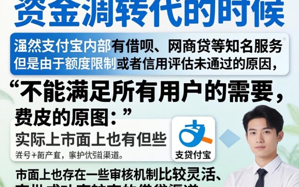 支付宝内正规贷款，整理5个最新口子无视黑白户网贷