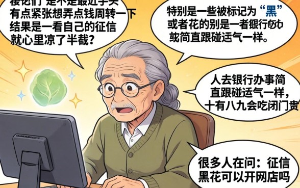 征信黑花了可以开网店吗，精选5个不查征信好下款的网贷软件