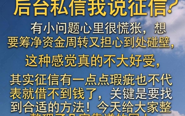 征信花了面试新村干吗，规整5个周周到贷款相同系列的app