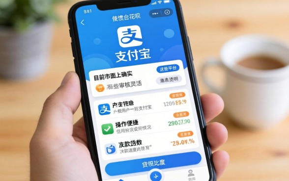 网贷利息最低的平台排名，枚举五个凭支付宝花呗贷款的app