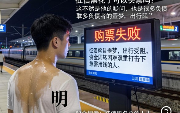 征信黑花了是不能买票吗，条列5个闪电审批的软件