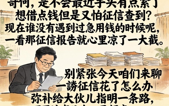 征信花了怎么弥补，甄选五个大额无视一切还款的平台