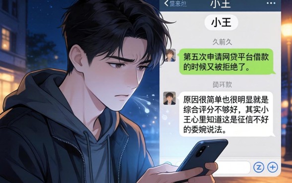 小伙征信黑花了能借款吗,甄选五个不审核夜间直接放款的网贷口子