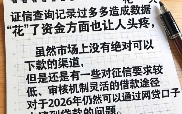 2026支付宝能下款的口子，深入剖析五个征信花了可以借钱的网贷软件