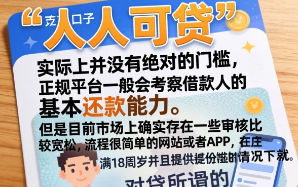 是人都能下的网贷口子有哪些，归纳五个凭身份证借款的软件