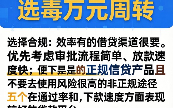 怎么快速借到2万，枚举5个高炮能下款的软件