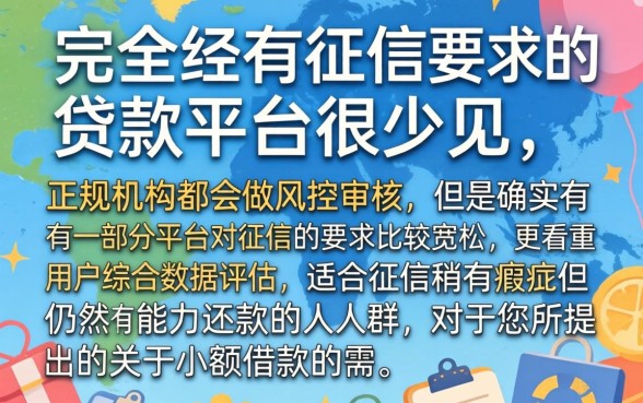 信用的贷款有哪些平台，归集五个不看征信小额借钱的平台
