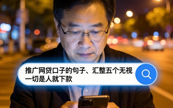 推广网贷口子的句子,汇整5个无视一切是人就下款的口子