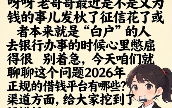 2026借钱的平台正规，深入剖析五个门槛低易下款软件