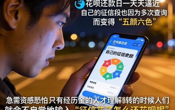 征信花了怎么还花呗呢，详细阐述五个网黑夜间可下款的口子