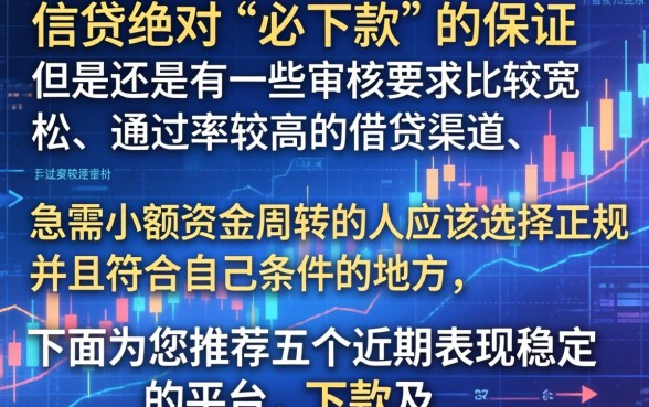 必下款的小额口子，倾情分享五个11月能贷款的口子