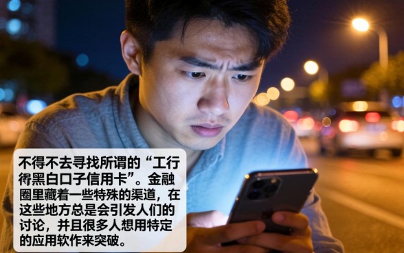 工行黑白口子信用卡，枚举5个审贷口子审核加快的软件