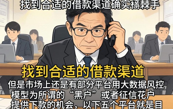 借款口子公众号代理，整合五个黑户也能借款的口子