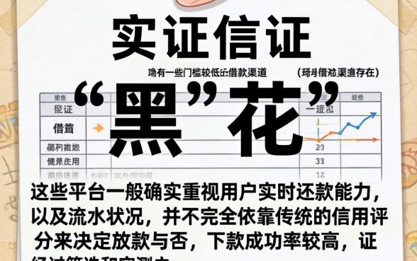 黑花了能做的借款口子，倾情分享5个不看年龄征信负债的app