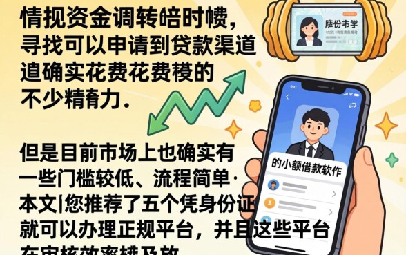 容易下款的网贷口子链接，归集5个凭身份证借款的软件