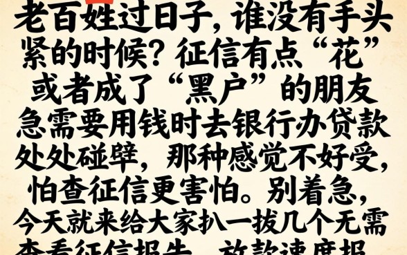 黑户也可以下款的口子有哪些，枚举5个手机和身份证快速借钱平台