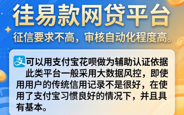 什么网贷平台容易下款，归集5个凭支付宝花呗贷款的app