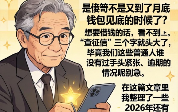 好过的借款口子2026，倾情分享5个黑户下款口子