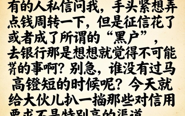 怎么不上征信借到30万，规整五个手机小额黑户快速贷款平台