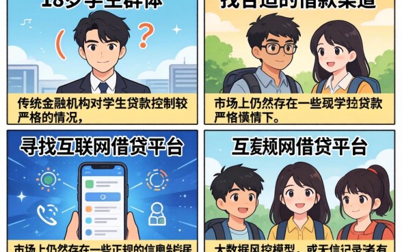 18岁学生能下款的口子，汇总五个靠谱的借款平台