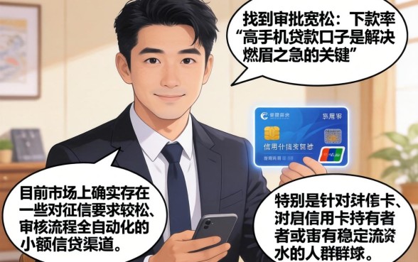 信用卡贷易下款的口子,归集五个手机小额黑户快速贷款口子