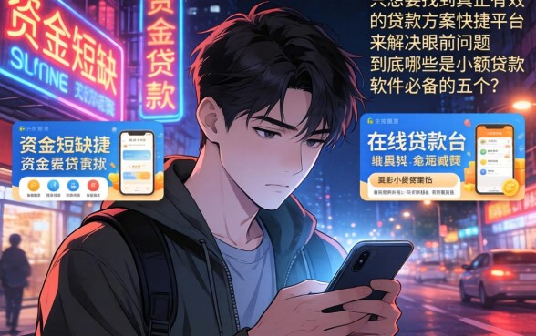 快速在线贷款平台，概览5个必下的小额贷款软件