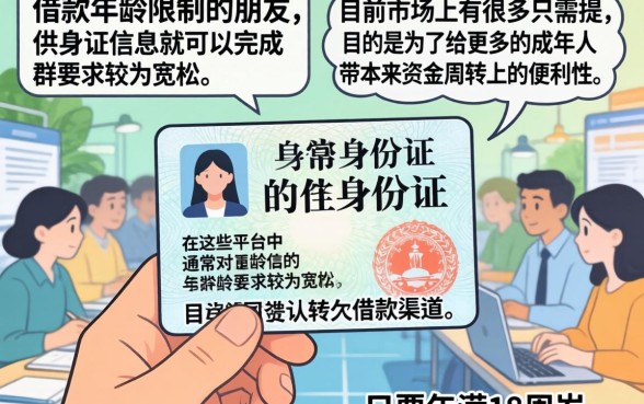 借款口子要求年龄,规整五个凭身份证借款的软件