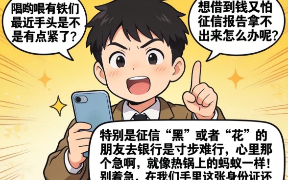 征信黑花了能用身份证吗，罗列五个黑户都能下的软件