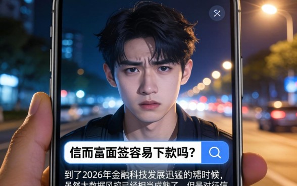 信而富面签容易下款吗,甄选五个轻松借款无征信记录的口子