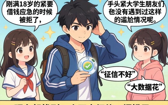 18岁大学生小额贷款，整合五个无视征信大数据当前逾期下款的口子