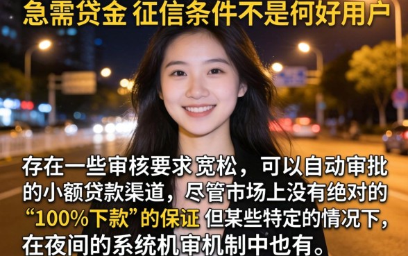 半夜黑户秒下的口子，详细阐述5个无视当前逾期无视征信的借款口子