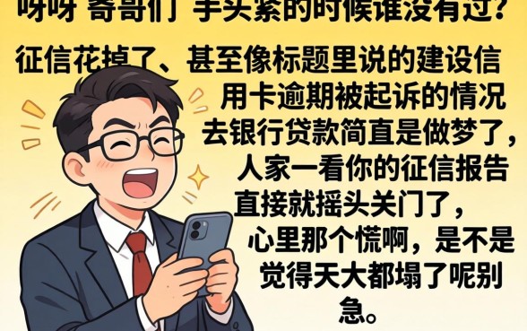 建设信用卡逾期被起诉，精选5个贷款不上诚信平台的平台