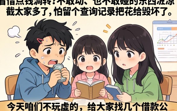 借款公司黑花口子，甄选5个网贷无视不查征信平台