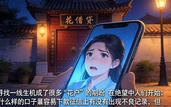 什么样的口子最容易下款，归集五个征信花居然都下款的口子