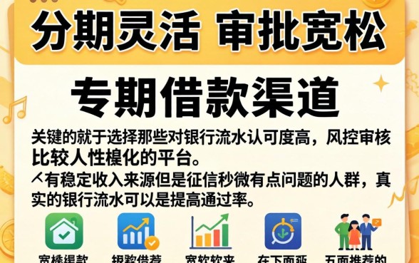如何分期好下款的口子，汇总五个看银行流水的网贷软件