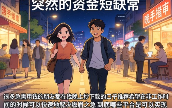 晚上秒下款的口子推荐，热忱推荐五个秒批网贷轻松贷的app