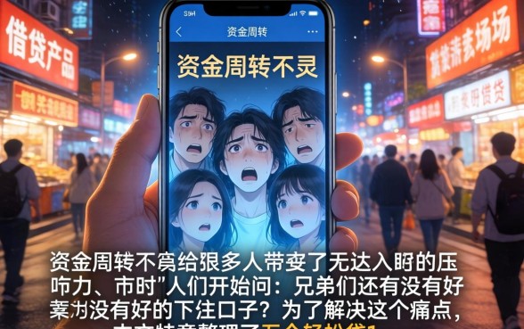 兄弟们还有没有好下款的口子，归纳5个轻松贷10万的软件