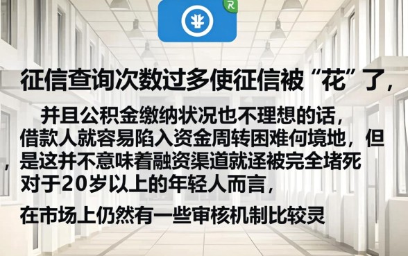 征信花了公积金怎么办，概览5个20岁可以借钱平台不查征信的平台