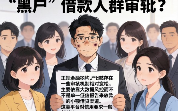 黑户可借款的平台有哪些，筛选五个无视征信黑户口子