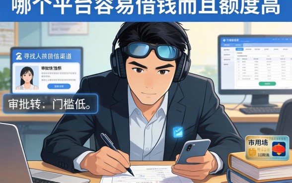 哪个借款容易又高额度，概览五个不看征信网贷平台放款快的口子