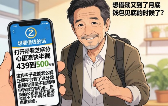 500以下芝麻分贷款，细致阐述5个芝麻信用439分下款的平台